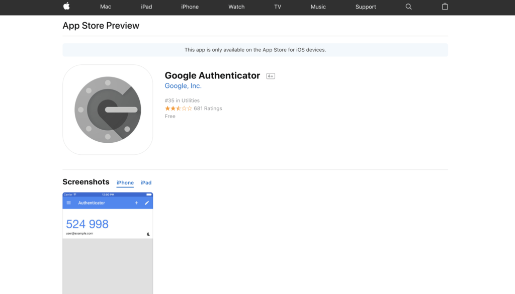 Install Google Authenticator